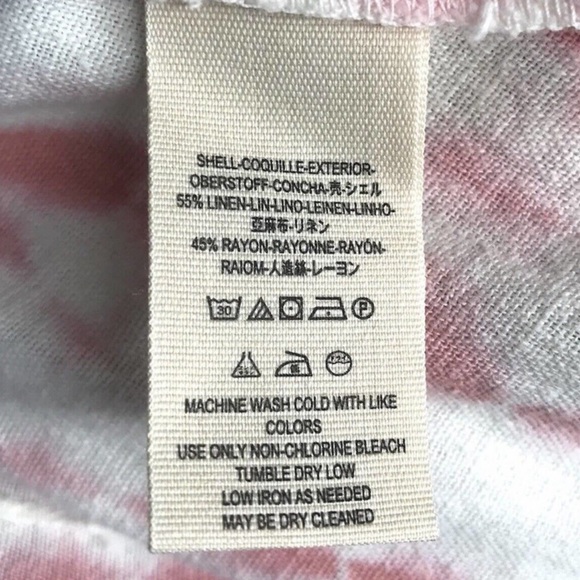 NWT Free People Anne Reed Rosie Tie Dye Wrap Mini Skirt. Pink. Size 4 - Picture 9 of 11